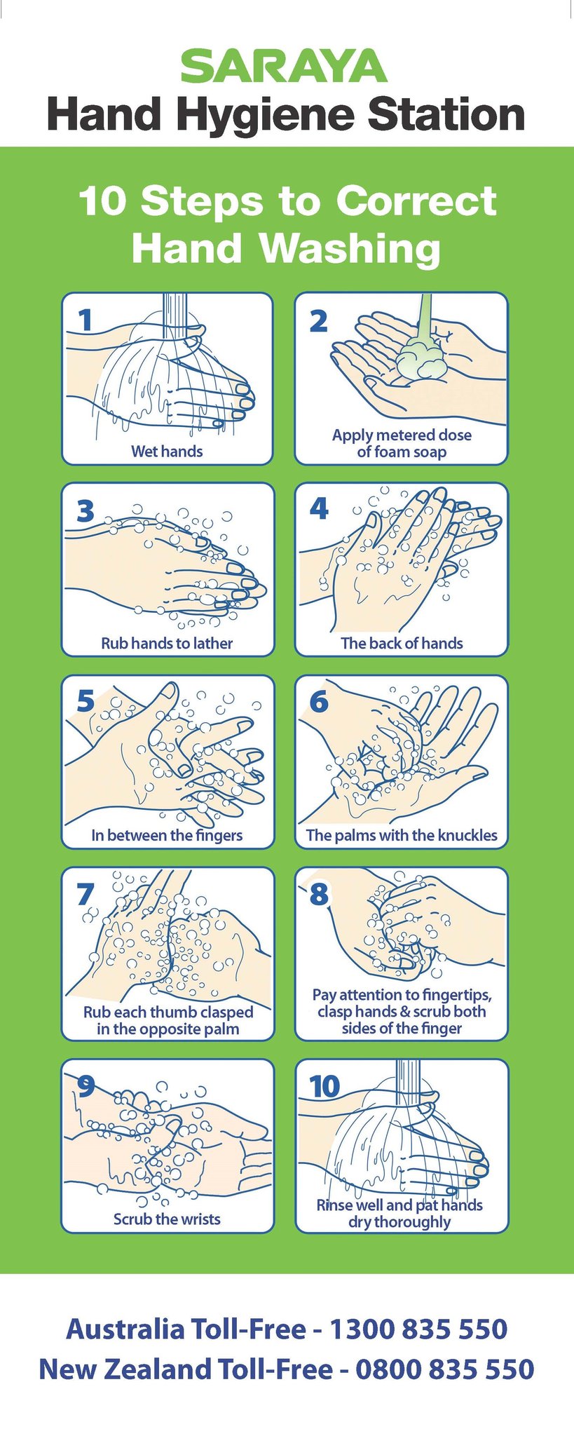 Saraya Hand Wash Hygiene Station DL (green)